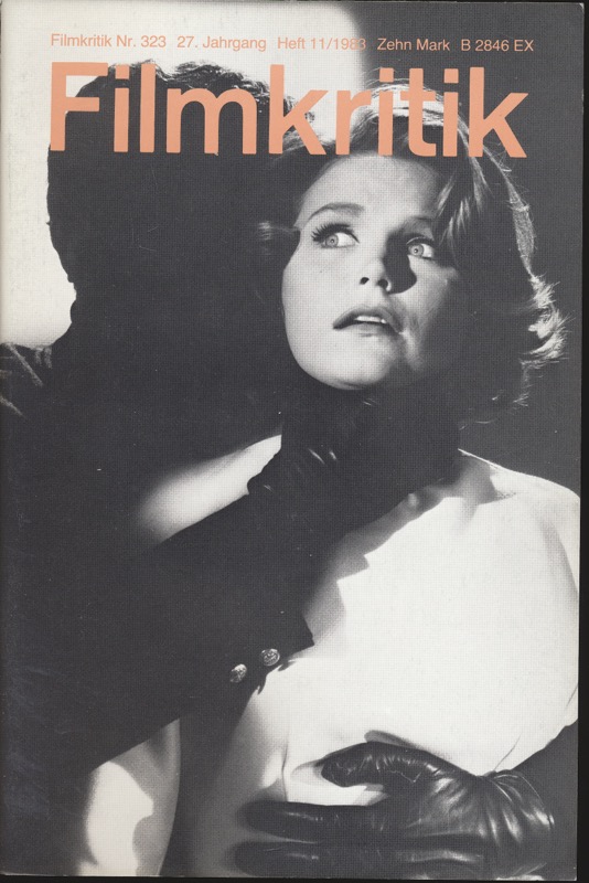   Filmkritik Nr. 323 (November 1983). 