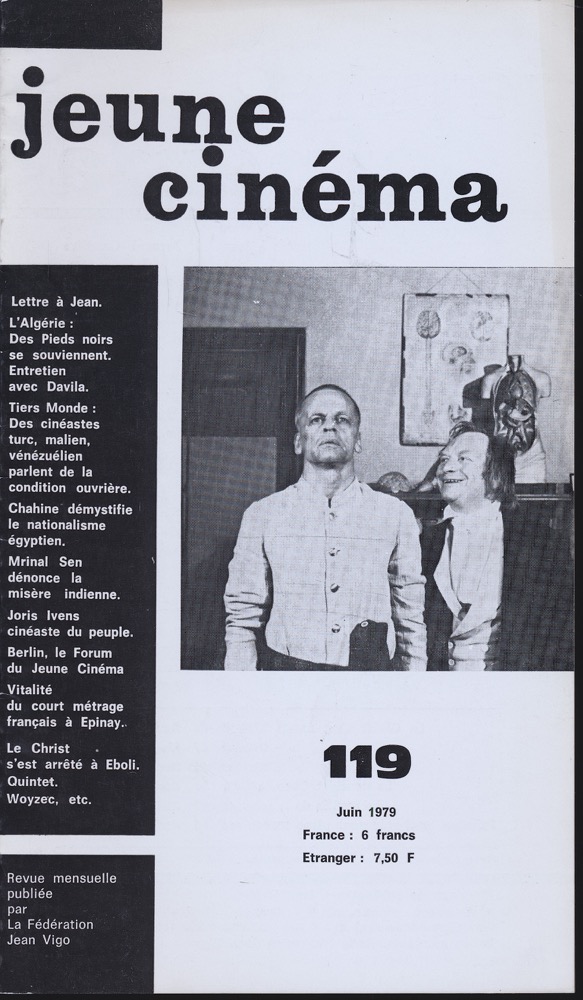   jeune cinéma no. 119 (Juin 1979). 