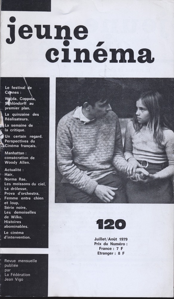   jeune cinéma no. 120 (Juillet-Août 1979). 
