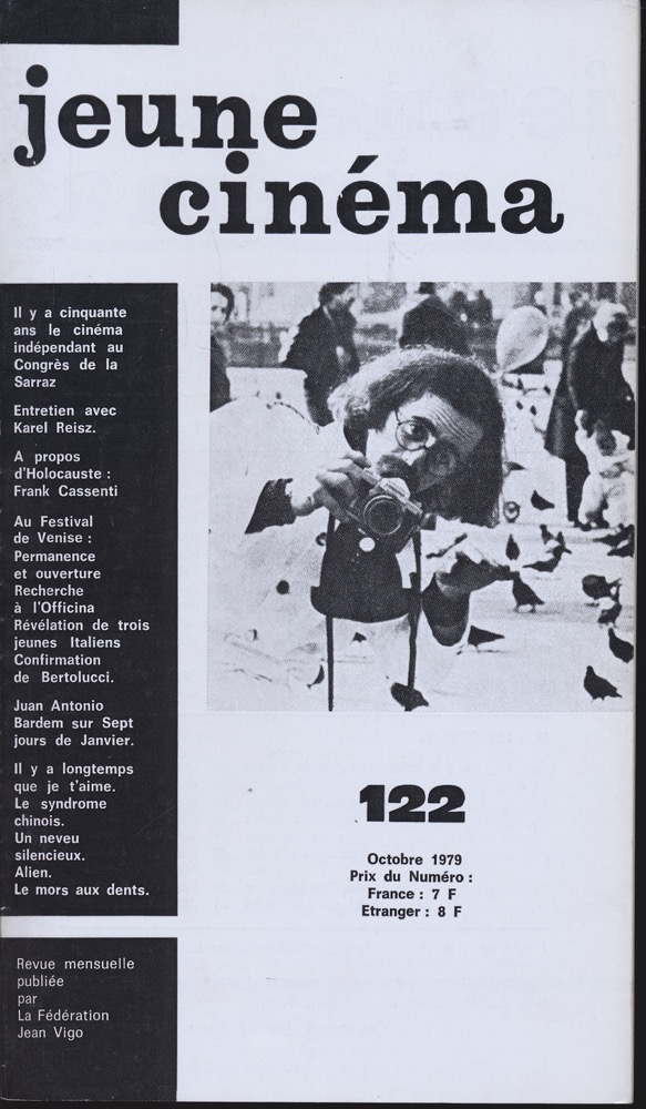   jeune cinéma no. 122 (Octobre 1979). 