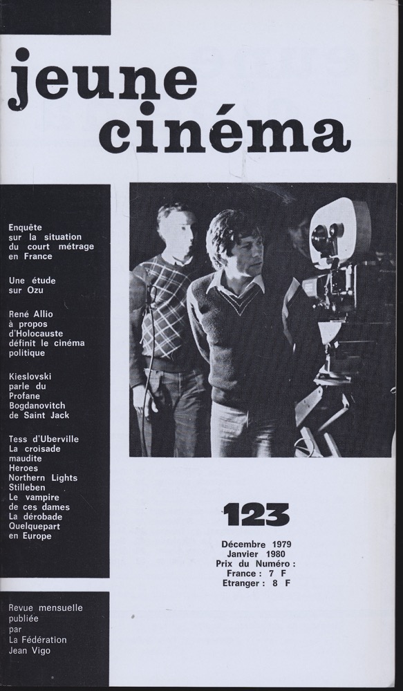   jeune cinéma no. 123 (Décembre 1979). 