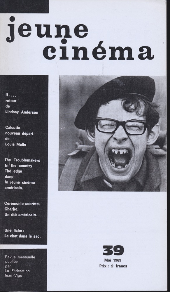   jeune cinéma no. 39 (Mai 1969). 