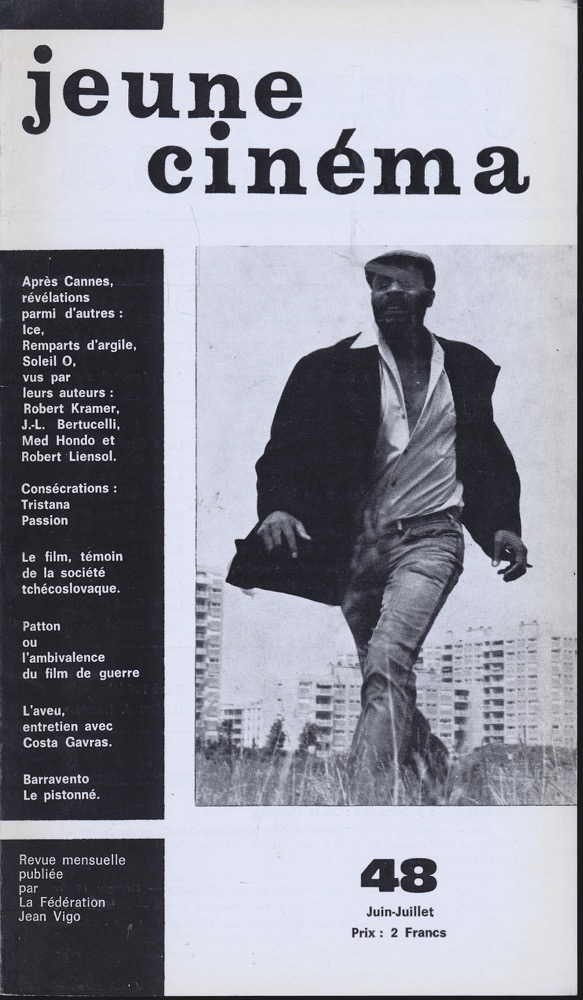   jeune cinéma no. 48 (Juin-Juillet 1970). 