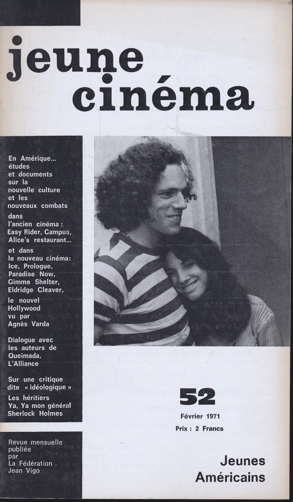   jeune cinéma no. 52 (Février 1971). 