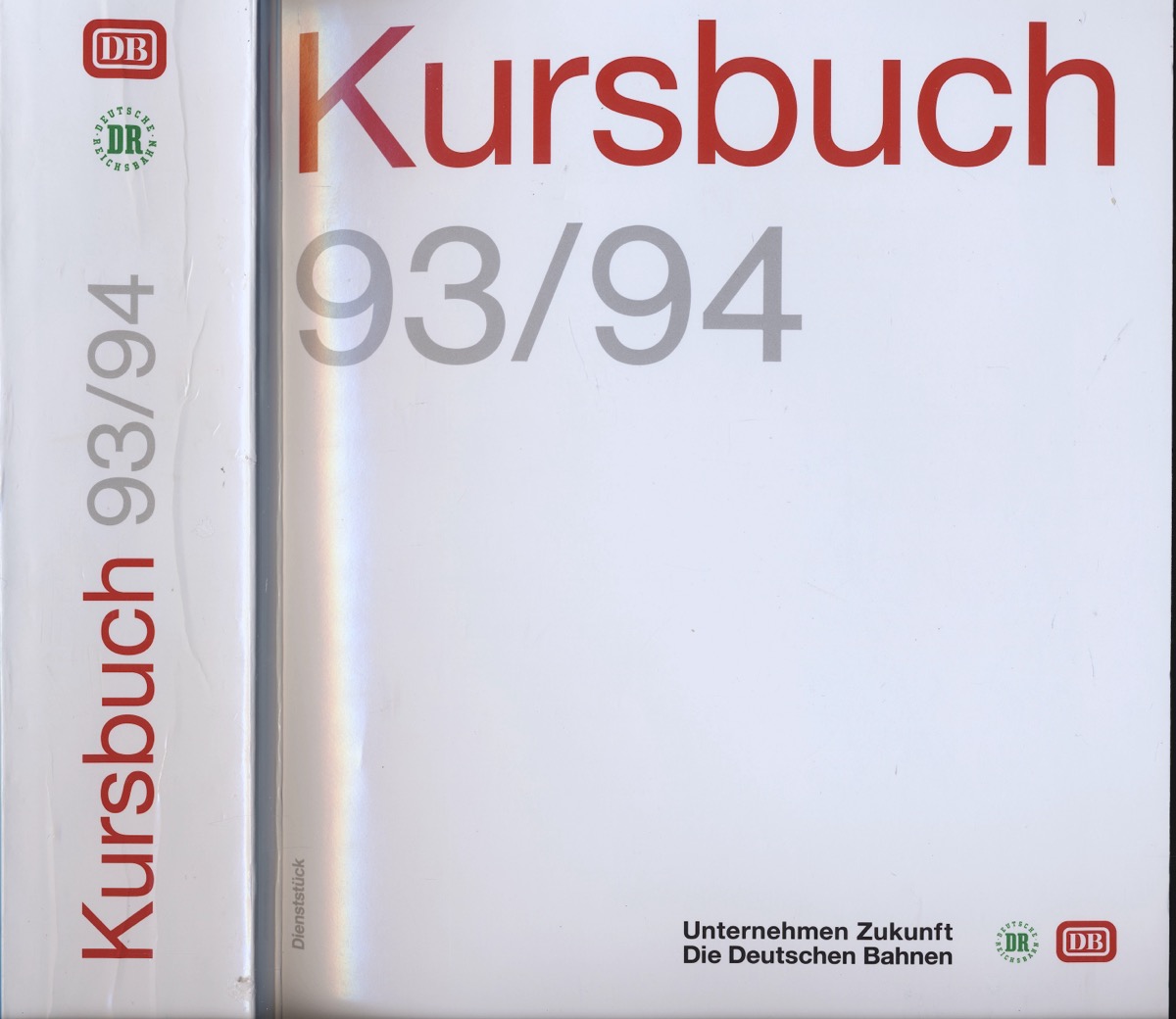 Deutsche Bahn AG  Deutsche Bahn: Kursbuch 1993/94, gültig vom 23.05.1993 bis 28.05.1994. 