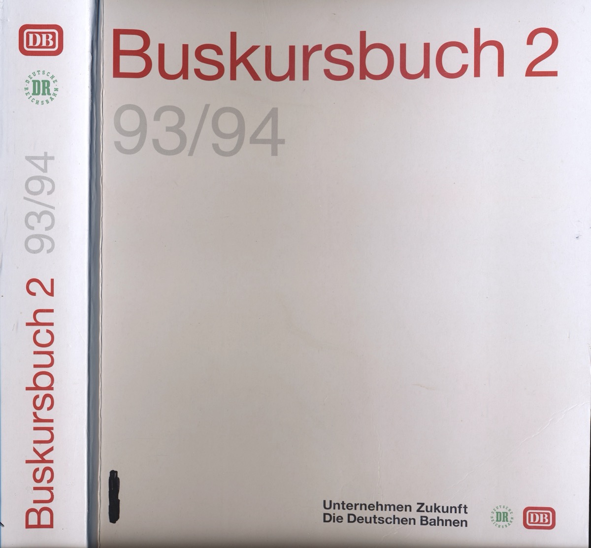 Deutsche Bundesbahn (Hrg.)  Deutsche Bundesbahn: Buskursbuch Gesamtausgabe Band 2 / 1993/94. 