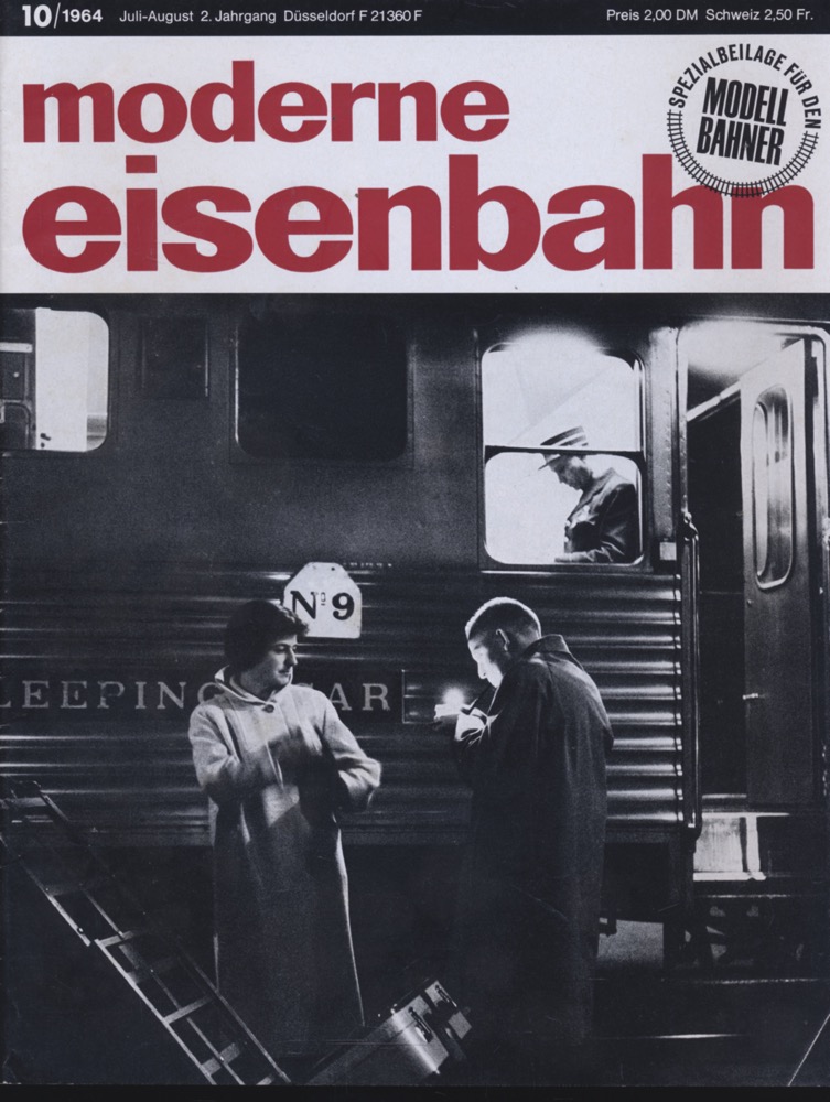   moderne eisenbahn. hier: Heft 10/1964 (2. Jahrgang). 