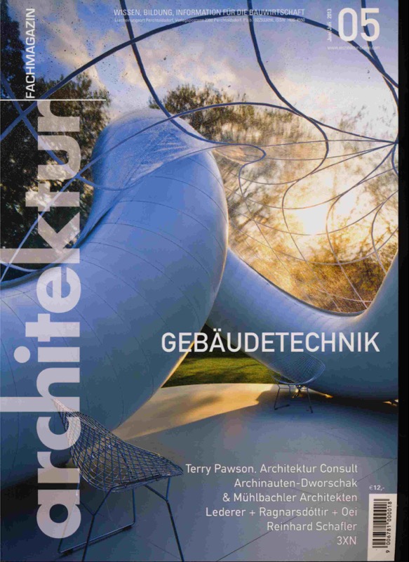 LASER, Walter (Chefred.)  architektur. fachmagazin. Wissen, Bildung, Information für die Bauwirtschaft Heft 05/2013 (Juni/Juli 2013): Gebäudetechnik. 