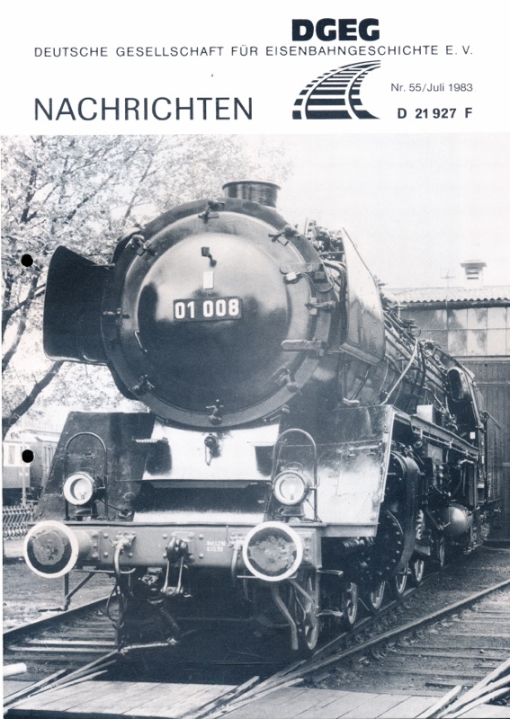 Nowakowsky, Harald (Hrg.)  DGEG-Nachrichten Heft Nr. 55/1983 (Juli 1983). 