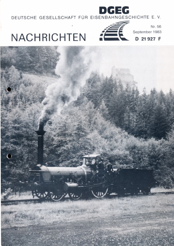 Nowakowsky, Harald (Hrg.)  DGEG-Nachrichten Heft Nr. 56/1983 (September 1983). 