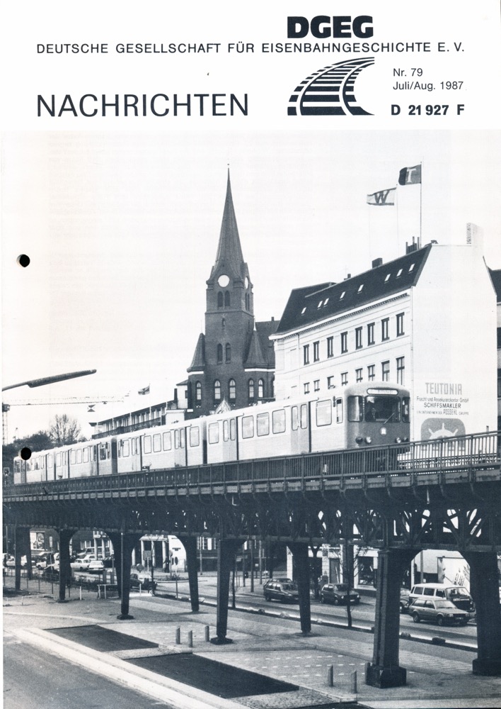 Nowakowsky, Harald (Hrg.)  DGEG-Nachrichten Heft Nr. 79/1987 (Juli/August 1987). 