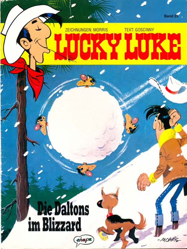 Morris / Goscinny  Lucky Luke. hier: Band 25: Die Daltons im Blizzard. 