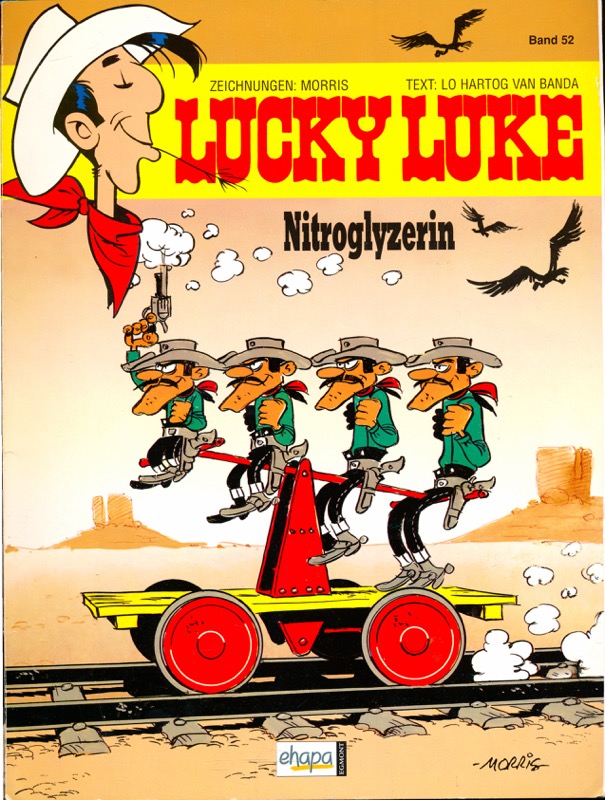 Morris / Hartog van Banda  Lucky Luke. hier: Band 52: Nitroglyzerin. 