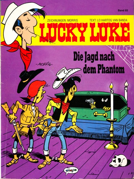 Morris / Fauche und Leturgie  Lucky Luke Band 65: Die Jagd nach dem Phantom. 