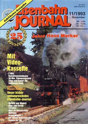   Eisenbahn JOURNAL. November 11/1993. 