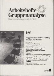 Brandes, H. und Frderverein Gruppentherapie Mnster:  Gruppenanalytische Weiterbildung. Konzepte und Kriterien. Arbeitsheft Gruppenanalyse 1 / 96. 
