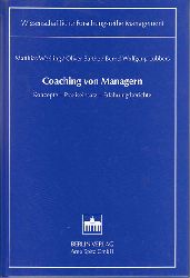 Weling, Matthias, Oliver Barthe und Bernd-Wolfgang Lubbers:  Coaching von Managern. Konzepte, Praxiseinsatz, Erfahrungsberichte. 
