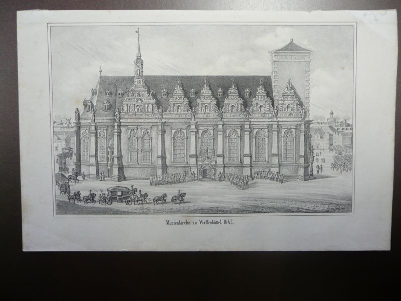 WolfenbÃ¼ttel  Marienkirche zu WolfenbÃ¼ttel, 1643 