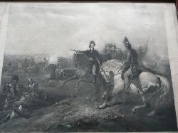 Wellington bei Waterloo  Juny 18tn 1815. Original Lithographie 