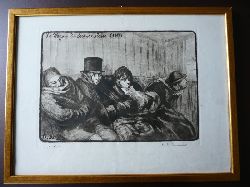 Daumier, Honoré (1808-1879)  Le Wagon De Seconde Classe (1864) 