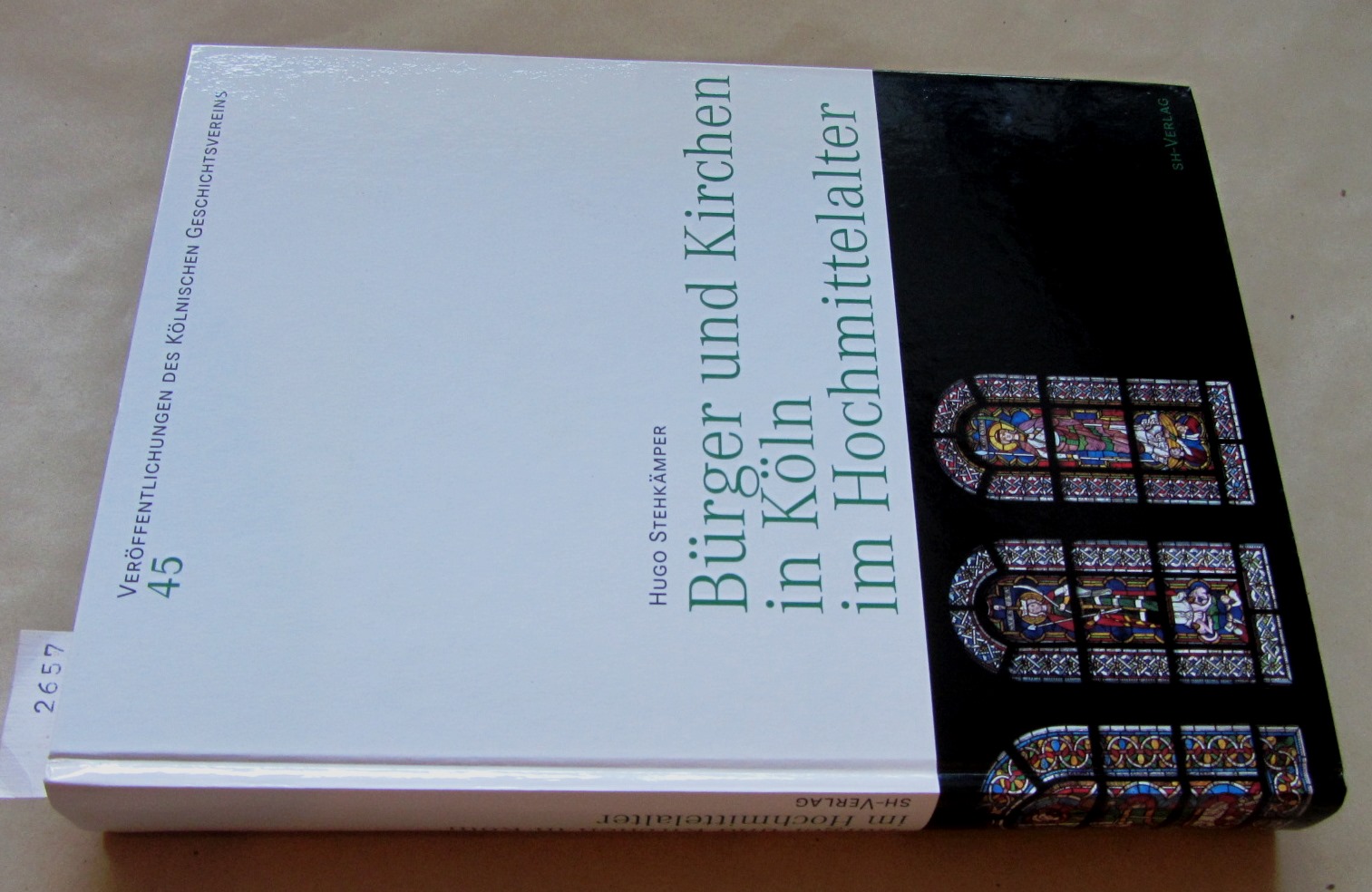 Stehkämper, Hugo:  Bürger und Kirchen in Köln im Hochmittelalter. ("Veröff. des Kölnischen Geschichtsvereins", 45) Mit umfangreichem Personen- und Ortsregister. 