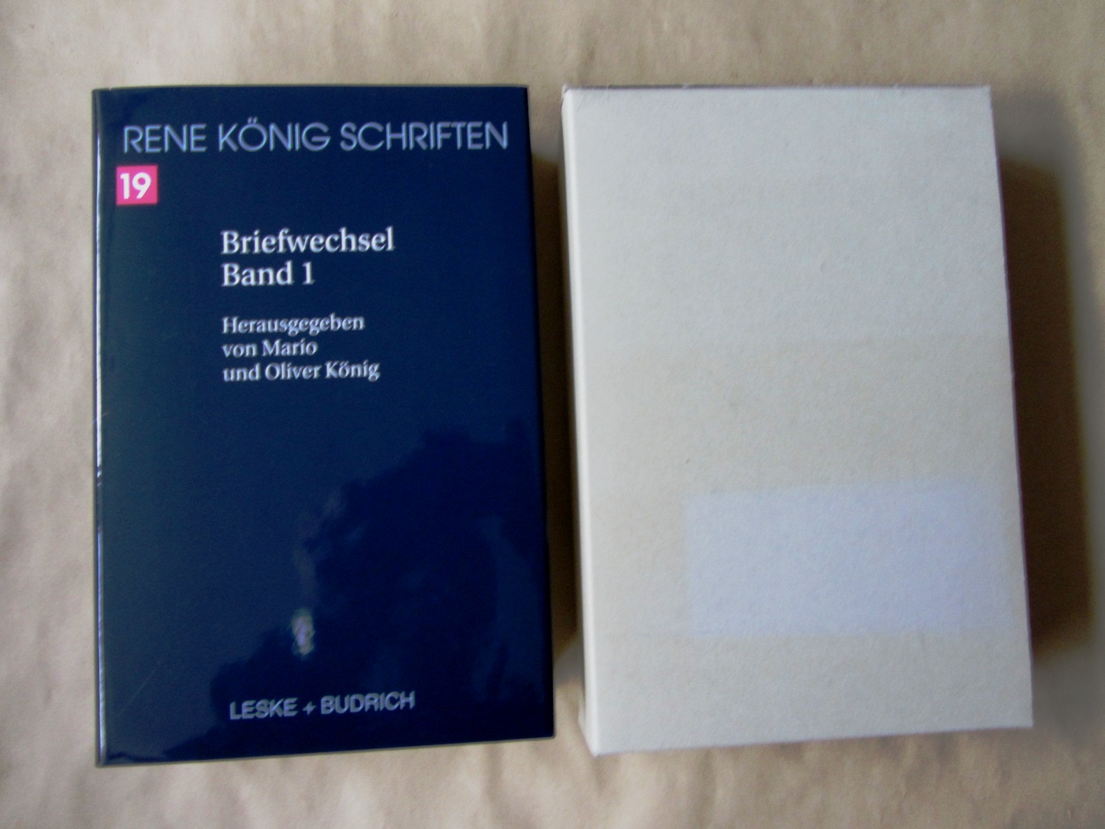 König, René:  Briefwechsel. Band 1. ("Schriften. Ausgabe letzter Hand". Band 19) 