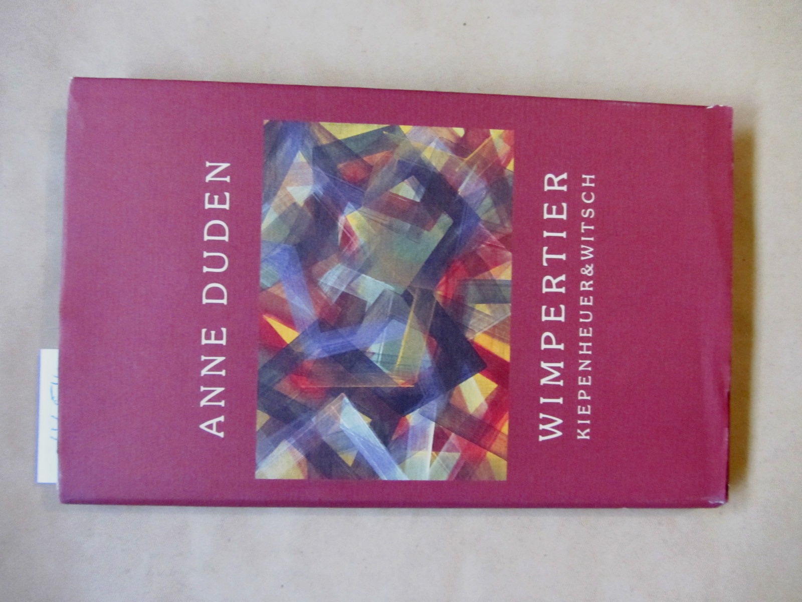 Duden, Anne:  Wimpertier. 