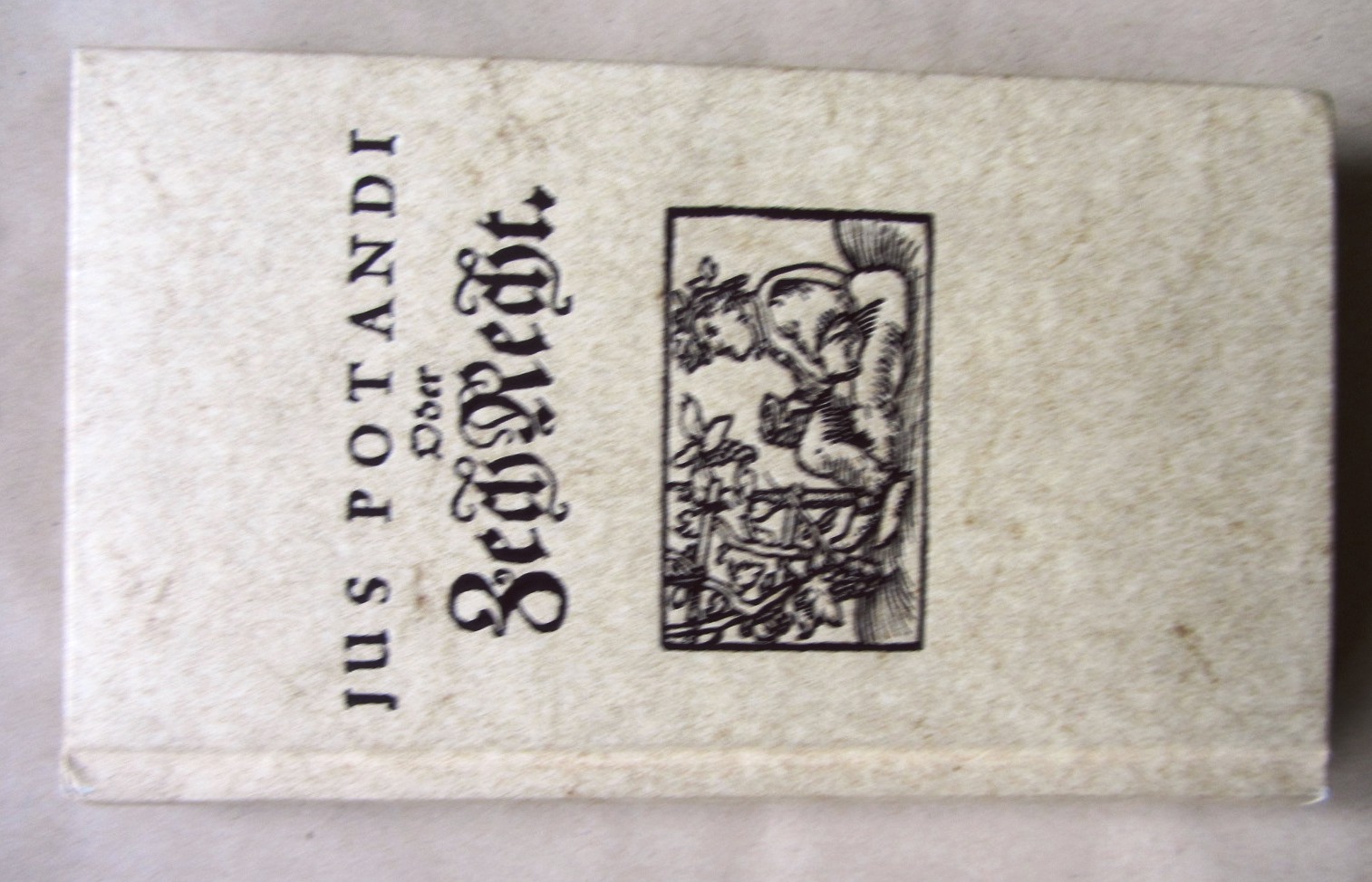 Multibibus, Blasius:  Jus Potandi oder Zechrecht. Nachdruck der deutschen Bearbeitung des "Jus Potandi" von Richard Brathwaite aus dem Jahre 1616. Nachwort von Michael Stolleis. 