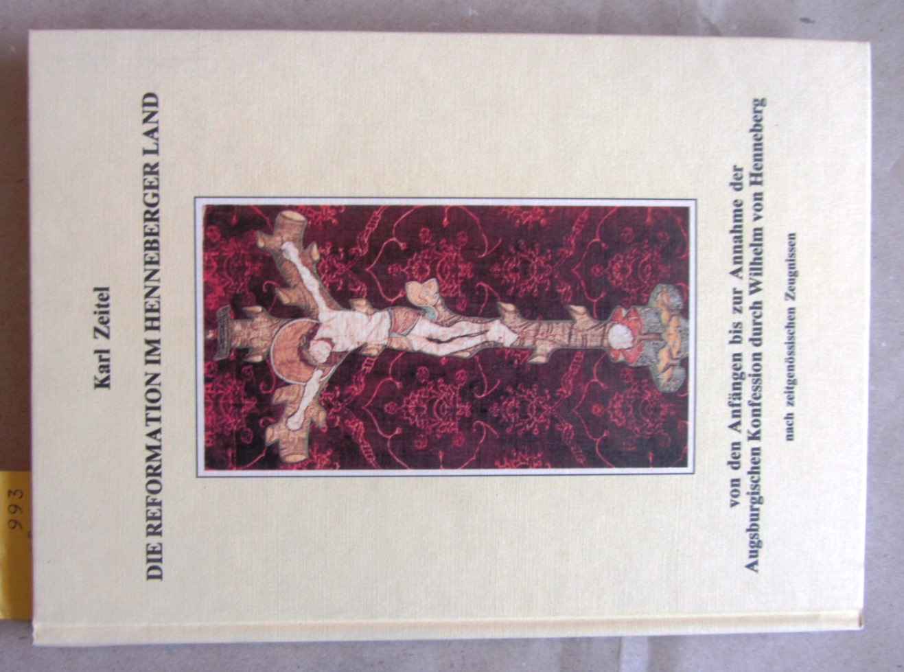 Zeitel, Karl:  Die Reformation im Henneberger Land von den Anfängen bis zur Annahme der Augsburgischen Konfession durch Wilhelm von Henneberg nach zeitgenössischen Zeugnissen. ("Sonderveröffentlichung des Hennebergisch-Fränkischen Geschichtsvereins", Nr. 5) 