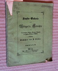   Kupfer-Gallerie zu Brger`s Gedichte in der neuesten Schiller-Format-Ausgabe bei Ignaz Klang in Wien. 6 Bltter. Gestochen von J. Stber. 
