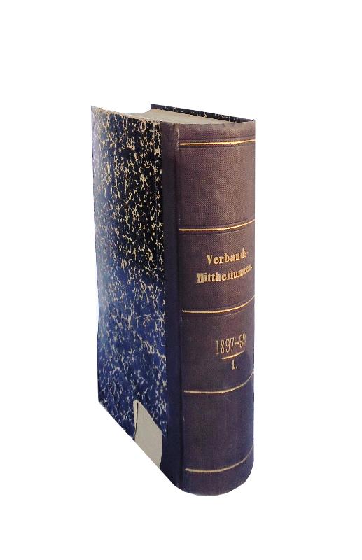 Verband der Industriellen -  Sammelband bestehend aus 27 Verbandsberichten (1897-1899) und 4 Monographien (Wasserrecht u.a.). Gebunden in 1 Band. 