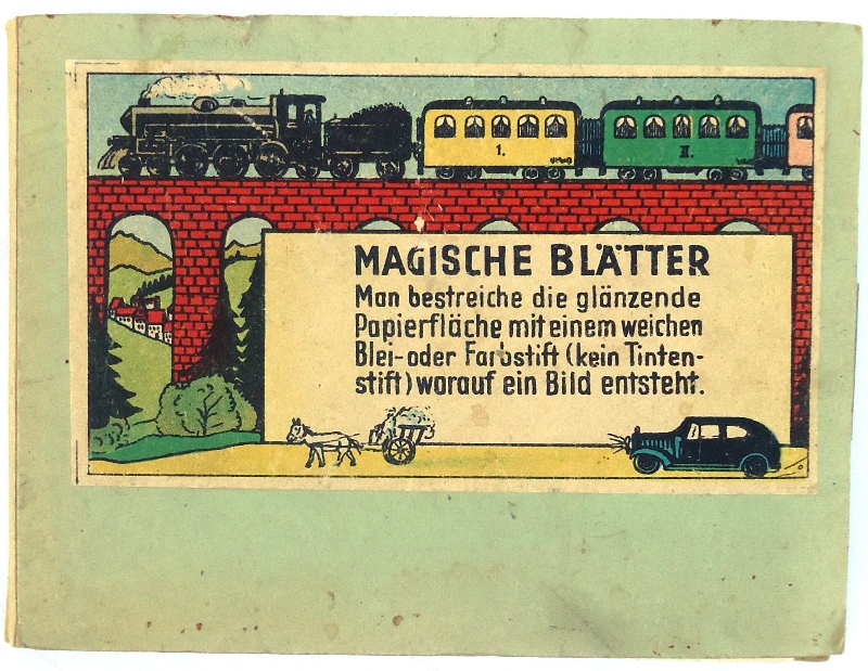 Pauspapierbüchlein um 1920  Magische Blätter. 