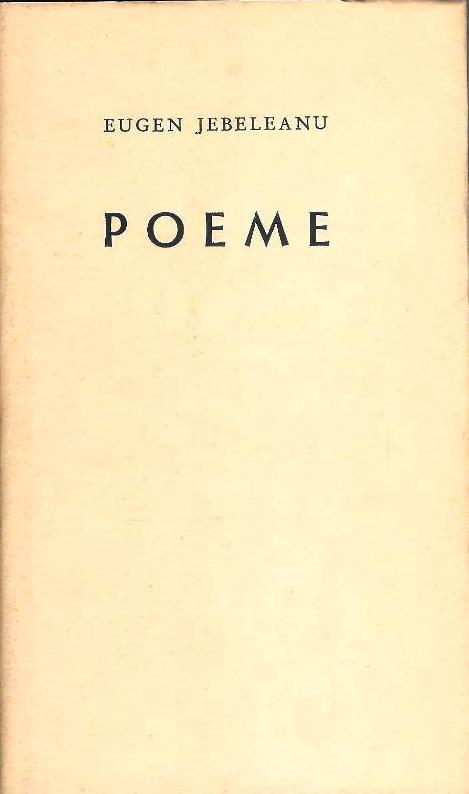 Jebeleanu, Eugen  Poeme. 1944-1964. Versuri Alese. 