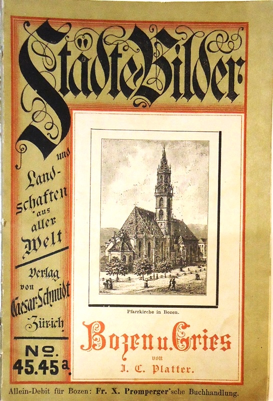 Bozen - Platter, J. C.  Bozen-Gries und Umgebung. 