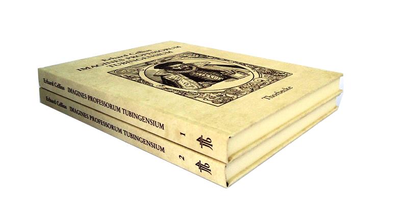 Cellius, Erhard  Imagines Professorum Tubingensium 1696. Komplett in 2 Bänden. Faksimile. 