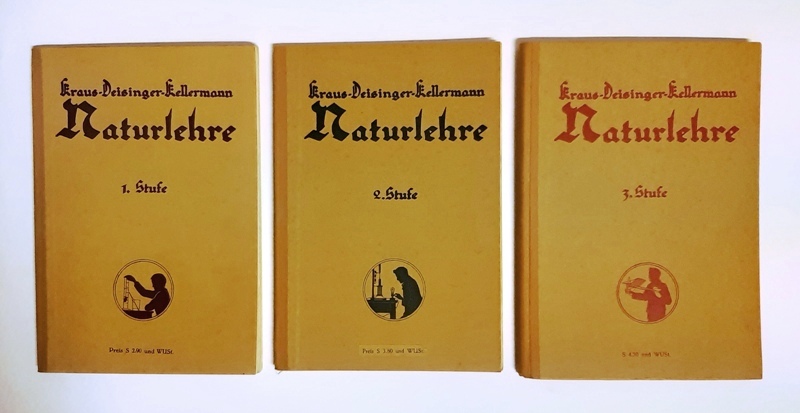 Deisinger, Josef / Kellermann, Hans  Naturlehre für Hauptschulen. 1.-3. Stufe. 3 Bände. 