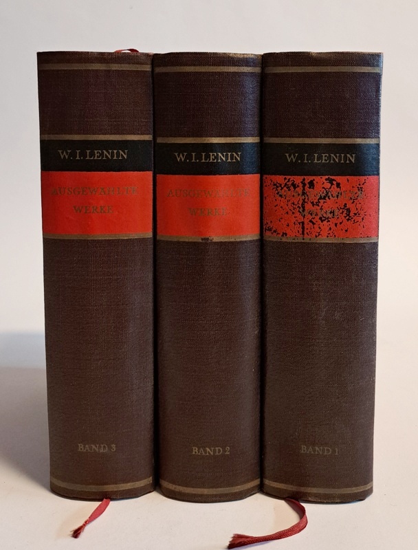 Lenin, W. I.  Ausgewählte Werke in drei Bänden. Komplett. 