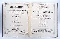 Haydn, Joseph  8 Sonaten fr Pianoforte und Violine. Revidirt und corrigirt von H. W. Stolze. 
