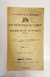 Australia -  New South Wales Supplement to the Commonwealth Post and Telegraph Guide. Containing postal, money order, postal note, telegraph, and telephone information. No. 11 (August 1913). + Additions and Alterations, No. 1 and 2. 