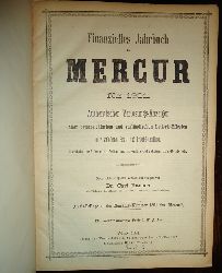 Rausch, Carl  Finanzielles Jahrbuch des MERCUR fr 1891. 