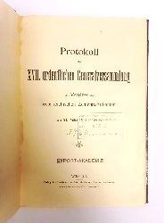 Zementfabrikanten -  Protokolle der ordentlichen Generalversammlungen des Vereines der sterreichischen Zementfabrikanten. 5 Jahrgnge (1910-1914) in 4 Bnden. 