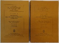 Grber, Gustav  Geschichte der mittelfranzsischen Literatur. Band 1 und 2. Komplett. Bearbeitet von Stephan Hofer. Zweite Auflage. 