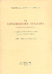 Arista, Giovanni Battista  La Costituzione italiana. Saggio bibliografico. 