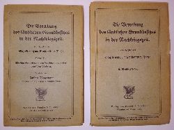 Sering, Max / Dietze, Constantin von (Hg.)  Die Vererbung des lndlichen Grundbesitzes in der Nachkriegszeit. 2. und 3. Teil (ohne Teil 1). 