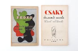 EDITIONS "ARS" - 2 Volumes  1. Salmon, Andre: Clment Redko. - 2. George, Waldemar: [Joseph] Csaky. Avec in pome de Blaise Cendrars. 