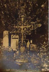 Reiffenstein, Bruno  Originalfoto. Wien, Grabkreuz am Whringer Friedhof. Vintage. 