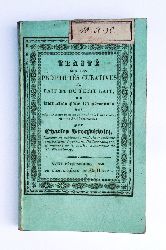 Kroczkiewicz, Charles  Trait sur les proprits curatives du lait et du petit lait, ou instruction pour les personnes qui dsideraient user de ce remde  Pargalova, prs de St.Petersburg. 