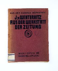 Winternitz, J. v.  Die Presse und ihre Leute. 