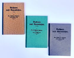Thurner, Andreas / Arl, Franz  Rechnen und Raumlehre. Ein Arbeitsbuch fr die erste Klasse der Hauptschulen. 1.-3. Band + Ergnzungsheft. 