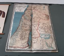 Karte 1860 -  Israel - Palstina als Schauplatz der heiligen Geschichte. Von B. Kozenn, Mastab: 1 : 263 000. 
